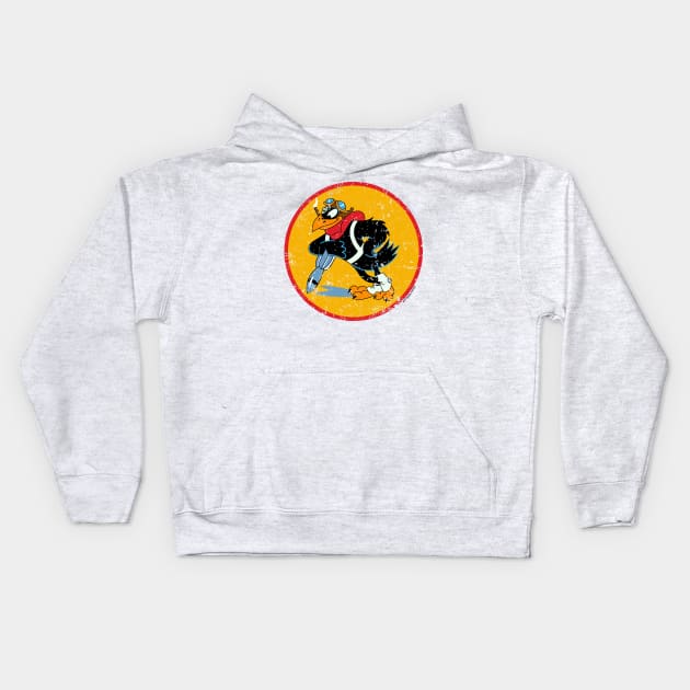 WW2 Fighter squadron logo #3 Kids Hoodie by Illustratorator